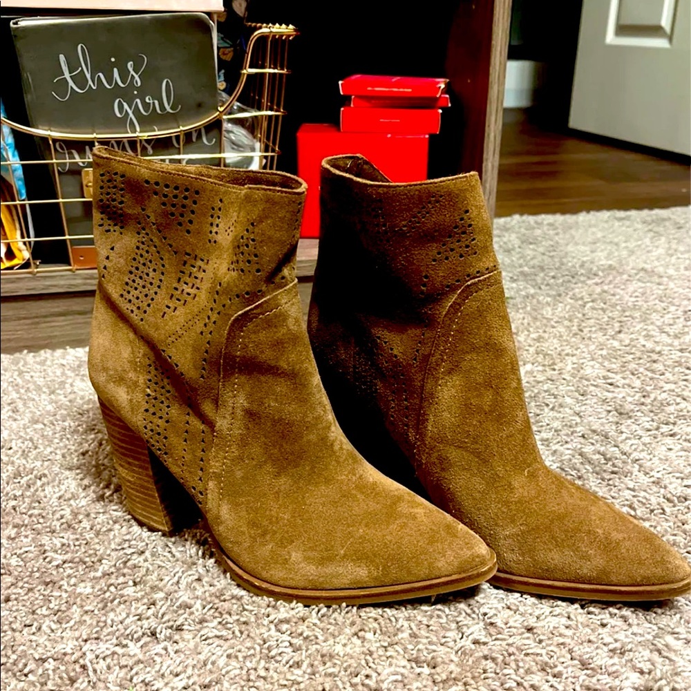 Vince Camino Suede Booties